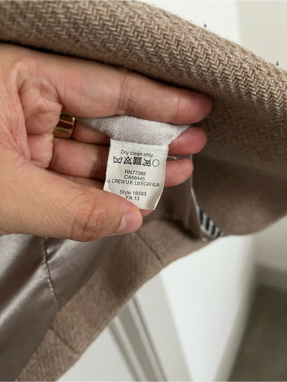 J Crew Stadium Cloth by Nelly Gori cocoon coat size 0